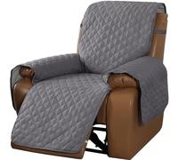 ZGantrix Reversible Sofa Covers for Relax Chair 1/2/3 Seater Non-Slip Waterproof for Reclining Sofas Quilted Sofa Covers with Pockets Storage Anti-Scratch Sofa Protector (Color : #3, Size: