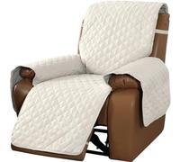 ZGantrix Reversible Sofa Covers for Relax Chair 1/2/3 Seater Non-Slip Waterproof for Reclining Sofas Quilted Sofa Covers with Pockets Storage Anti-Scratch Sofa Protector (Color : #1, Size :