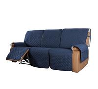 ZGantrix Reversible Sofa Covers for Relax Chair 1/2/3 Seater Non-Slip Waterproof for Reclining Sofas Quilted Sofa Covers with Pockets Storage Anti-Scratch Sofa Protector (Color : #4, Size :