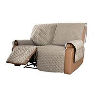 ZGantrix Reversible Sofa Covers for Relax Chair 1/2/3 Seater Non-Slip Waterproof for Reclining Sofas Quilted Sofa Covers with Pockets Storage Anti-Scratch Sofa Protector (Color : #8, Size :