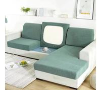ZGantrix Stretch Cushion Covers for Sofa Universal Jacquard Anti-Stain Washable 1/2/3 Seater Sofa Cushion Cover Soft Non-Slip (Color : #11, Size : 2 Seats (100-125c