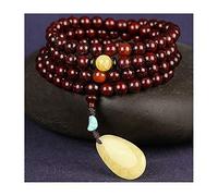 ZGBQHQN 108 braccialetti da palissandro indiano stile cinese pieno di collezione di stelle d'oro vecchia perle in legno per perle di legno