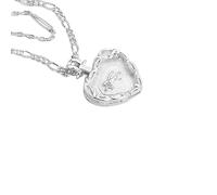 ZGBQHQN 925 Collana d'Argento per Donne Cravatta a Doppia Strato di ghigno Oro Oro olaborato in Argento