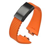 ZGBQHQN Cinghia in gomma fluoro , per la serie PRX tissot Super Player 35mm 40mm Women Men FKM FKM Rilascio rapido Cancella pieghevole Watch Band 11mm 12mm