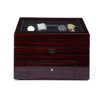 ZGBQHQN Guarda Watch Winder 4+9 Memoria di visualizzazione di archiviazione silenziosa Cassetta di Orologi 5 modalità di Rotazione Fatte a Mano