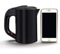 ZGBQHQN Kettle Portatile a Piccola capacità Mini bollitore Elettrico in Acciaio Inossidabile Doppio bollitore Isolato a Doppio, più Colori tra Cui Scegliere (Colore: Rosso) Presente
