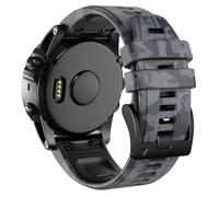 ZGBQHQN Per bande Fenix 7x, bande di guardia in silicone da 26 mm sostitutive per Fenix 5x/Fenix 5x Plus/Fenix 6X/Fenix 6x Pro/Tactox Delta/Descent Mk2i Smartwatchs