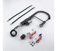 ZGBQHQN Tocca Il Rubinetto della Cucina Sensore Nero Matt Black Actived Tira Il lavandino del Mixer Tap in Acciaio Inossidabile Bronzo di Champagne, Rubinetto della Cucina