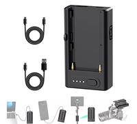 ZGCINE Alimentatore Batteria Adattatore Piastra Funzione di Ricarica Rapida Uscite Multiple per Sony NP-F550 F570 F530 F330 F970 Batteria NP-F Per Tutte Le Fotocamere DSLR/Mirrorless.