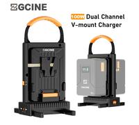 ZGCINE VM-C2 Kit Dual Channel V-Mount Battery Charger USBC PD 100W Fast Charging