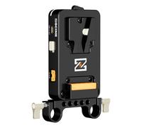 ZGCINE VM-VP3 - Piastra per batteria con montaggio a V per fotocamera con USB-C PD, D-Tap e uscita BPU, supporto per batteria compatto a V per fotocamere DSLR, mirrorless e cinema