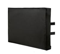 ZGCrumphant Copertura TV Impermeabile for Esterni for Lo Spostamento all'Esterno della Custodia for Schermo Piatto Protezioni for Display TV per TV(Black,36-38inch)