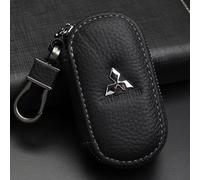 ZGCYK Astucci Portachiavi per Mitsubishi Pajero Outlander Fortis Eclipse Cross Lancer Custodie Chiavi Auto Key Organizer Borsa Portachiavi Key Cases Key Bag Accessori,Blackstyle-A