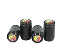 ZGCYK Auto Cappucci delle Valvole per Abarth Auto Tappini Ggomme Tappi Ruote Copri Pneumatici Accessori