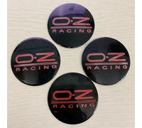 ZGCYK Auto Coprimozzi Coprimozzo Adesivo per OZ 55MM Tappi Coprimozzo Coperture Hub Center cap Wheel Covers Accessori,Blackstyle