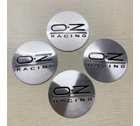 ZGCYK Auto Coprimozzi Coprimozzo Adesivo per OZ 62MM Tappi Coprimozzo Coperture Hub Center cap Wheel Covers Accessori,Silverstyle