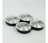 ZGCYK Auto Coprimozzi Coprimozzo per OZ 56MM Tappi Coprimozzo Coperture Hub Center cap Wheel Covers Accessori,SilverBlack