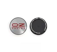 ZGCYK Auto Coprimozzi Coprimozzo per OZ O.Z 59MM Tappi Coprimozzo Coperture Hub Center cap Wheel Covers Accessori,SilverRed