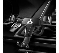 ZGCYK Porta Cellulare Auto Supporto Telefono per Mitsubishi Pajero 2019 2020 2021 2022 2023 2024 360° Regolabile Bocchette dell'Aria Supporto Cellulare Accessori,Blackstyle
