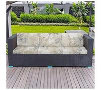 ZGDDPZA Copriseduta Divano Elasticizzato Copridivano da Esterno per Sedili da Giardino Fodere per Cuscini Antiscivolo con Banda Elastica Stampa Floreale Classica Retrò (#1,2PCs Length 50-65cm)