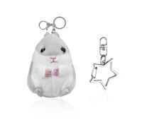 ZGDEIWGF 1 Portachiavi In Peluche, Portachiavi 1 Stella, Portachiavi Criceto, Portachiavi Da Borsetta, Accessori Per Zaino