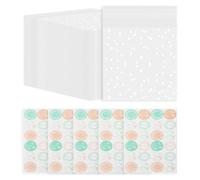 ZGDEIWGF 100 sacchetti autobloccanti e 120 adesivi per sigillo, sacchetti autoadesivi trasparenti, sacchetti per biscotti, sacchetti per alimenti, sacchetti per imballaggio da forno