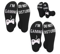 ZGDEIWGF 2 Paia Di Calzini Da Gioco, Calzini Novità, Calzini Divertenti, Calzini I'M Gaming Do Notdisturb, Calzini Da Gioco Unisex, Regalo Per I Giocatori