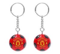 ZGDEIWGF 2 portachiavi da calcio, Manchester United, portachiavi Manchester United, regalo per ragazzi, multicolore, Taglia unica