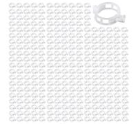 ZGDEIWGF 300 mollette bianche, clip per la crescita delle piante, supporto per pomodoro, clip in rattan, ganci per piante, clip per piante