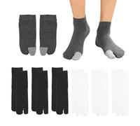 ZGDEIWGF 7 Paia Di Calzini Tabi Elastici, Calzini Da Donna, Calzini Antiscivolo, Calzini Infradito, Calzini Da Ragazzo, Calzini Alla Caviglia In Cotone