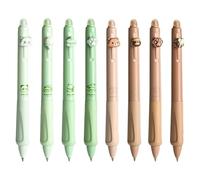 ZGDEIWGF 8 penne blu cancellabili, set di penne a sfera animali, forniture scolastiche, carta da lettere dolce, punta della penna 0,5 mm