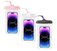 ZGDEIWGF Borsa Impermeabile Per Cellulare Da 3 Pezzi, Borsa Per Cellulare Per Immersione, Borsa Sigillata Impermeabile Per Cellulare, Borsa Impermeabile Per Touch Screen, Borsa Asciutta, Surf