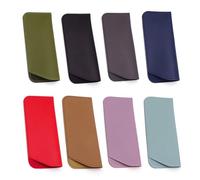 ZGDEIWGF Borse per occhiali morbide da 8 pezzi, borse per occhiali da uomo, custodie per occhiali morbide da donna, custodie per occhiali da lettura, custodie per occhiali in pelle