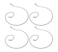 ZGDEIWGF Catena per occhiali da 4 pezzi, catena per occhiali da donna, cinturino per occhiali sportivi, cinturino per occhiali nero, catena per occhiali moderni da donna