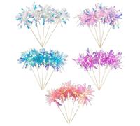 ZGDEIWGF Confezione da 25 Inserti Colorati, Decorazioni per Torte, Inserti per Torte, Decorazioni per Compleanno, Inserti per Dolci