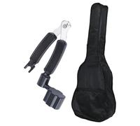 ZGDEIWGF Custodia Impermeabile per Chitarra Acustica e Performance, Cambio a Corde Tre in Uno, Nero, Taglia Unica, Moderno