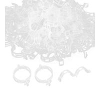 ZGDEIWGF Morsetti per Piante da 200 Pezzi, Supporti per Piante, Ganci per Pomodori, Clip per Piante, Ausili per L'Arrampicata, Clip per La Crescita delle Piante, Clip in Rattan