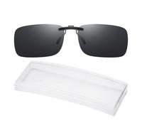 ZGDEIWGF Occhiali Da Sole A Clip Da Donna 1 Pezzo, Custodia Con Clip Per Occhiali Da 1 Pezzo, Occhiali Da Sole Senza Montatura, Occhiali Da Sole Da Esterno, Occhiali Da Sole Da Guida