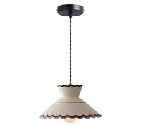ZGDHWCR Lampada a sospensione singola con attacco E27, lampada a sospensione in ceramica creativa e unica, lampadario in stile industriale moderno, apparecchi di illuminazione decorativi per soggiorno