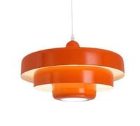 ZGDHWCR Paralume a Sospensione colorato Creativo, Lampada a Sospensione in Metallo Stile Nordico, lampadario a Testa Singola con Vite E27, Lampada a Sospensione Decorativa per Balcone Bar, Lampada da