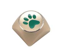 Zgehnao 1 PZ Tastiere In Lega di Alluminio Keycaps XDA CatPaws Metal Key Caps Per Tastiere Meccaniche