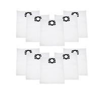 Zgehnao 10 sacchetti per la polvere in tessuto non tessuto 3D di ricambio per filtro MV4 MV5 MV6 WD4 WD5 WD6