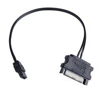 Zgehnao 15Pin al cavo di alimentazione del cavo dell'adattatore 6Pin al disco o alla linea connettore dei dischi rigidi