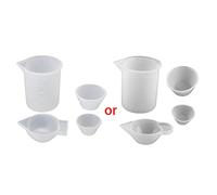 Zgehnao 4 Pz/set Riutilizzabili Tazze In Resina Epossidico Gioielli Strumenti di avviamento In Resina Per Opere D'arte Gioielli