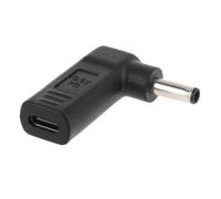 Zgehnao 90 Gradi Tipo C Femmina A 4.5x3.0mm Spina Maschio Connettore Del Computer Portatile Spina di Alimentazione Convertitore Per XPS12 13 9360 9350 Laptop
