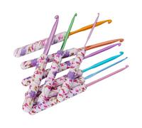 Zgehnao 9Pcs Professionale Manico Lungo Uncinetto Ganci 2.5mm-6.5mm Ergonomico Uncinetto Set Uncinetto Ago Per Principianti