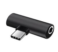 Zgehnao Adattatore da USB C a Aux-Audio Dongle USB C a 3,5 mm per cuffie e adattatore da USB C a 3,5 mm per cuffie di ricarica