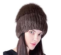 Zgehnao Cappello da indossare, cappello vintage in peluche per adolescenti e adulti, antivento, cappello invernale spesso lavorato a maglia, per tenere al caldo lo sci e il ciclismo