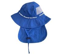 Zgehnao Cappello da pescatore per bambini, ad asciugatura rapida, per sport all'aria aperta, con collo, per le giornate calde e primaverili, colore blu