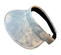 Zgehnao Cappello da sole, cappello da sole per donne e ragazze, regolabile, vuoto, cappello da baseball, lettera scarabocchi, traspirante, azzurro